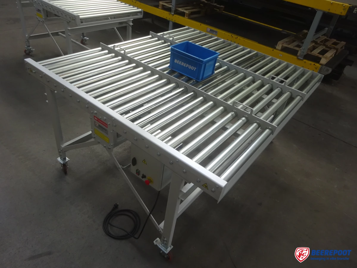 Aanvoerbanen laminop tegels